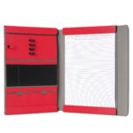 Portablocco Meet - con alette magnetiche - 31 x 25 x 1,4 cm - rosso - In Tempo - immagine 2