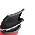 Poltroncina visitatore Lithium LTLT - con braccioli inclusi - arancione - Unisit - immagine 2