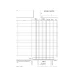 Blocco buste nota spese - staccabili - 23 x 16 cm - Data Ufficio - conf. 25 buste - immagine 2