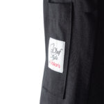 Giacca cuoco Adriano - da uomo - manica lunga - taglia M - nero - Giblor's - immagine 2