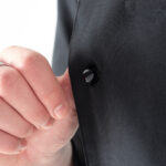 Giacca cuoco Tommaso - da uomo - manica corta - taglia S - nero - Giblor's - immagine 2