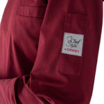 Giacca cuoco Raul - da uomo - manica lunga - taglia M - bordeaux - Giblor's - immagine 2
