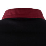 Giacca cuoco Raul - da uomo - manica lunga - taglia M - bordeaux - Giblor's - immagine 5