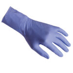 Guanti in nitrile ultra resist R99 - manichetta lunga - tg XL - indaco - Reflexx - conf. 50 pezzi - immagine 2