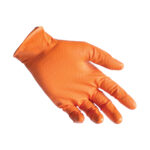 Guanti in nitrile N85 - ultra resistenti - tg M - arancione - Reflexx - conf. 50 pezzi - immagine 2