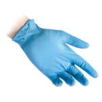 Guanti in nitrile foodline R72 - tg S - azzurro - Reflexx - conf. 100 pezzi - immagine 2