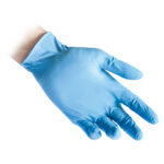 Guanti in nitrile R77 - tg M - azzurro - Reflexx - conf. 100 pezzi - immagine 2