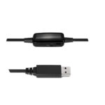 Cuffie stereo - con microfono e controllo del volume - connessione USB-A - Kensington - immagine 2