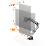 Braccio porta monitor Select Plus 5096-23 - per 1 monitor - Durable - immagine 3
