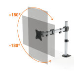 Braccio porta monitor Select 5094-23 - per 1 monitor - Durable - immagine 3