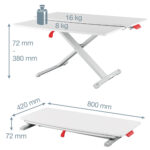 Postazione Sit & Stand Ergo Cosy - da scrivania con vassoio - Leitz - immagine 2
