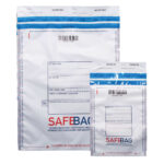 Sacchetti di sicurezza Safe Bag - per corrieri - C3 - 32,1 x 47 + 4 cm - PE - bianco - Bong Packaging - conf. 100 pezzi - immagine 2