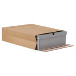 Sacchetti a fondo quadro E-Green - B4 - 25 x 35 x 5 + 10 cm - carta kraft - avana - Bong Packaging - conf. 250 pezzi - immagine 4