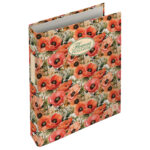 Raccoglitore Nature Flowers - A5 - 4 anelli da 30mm - dorso 3 cm - Pigna - immagine 2