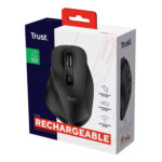 Mouse wireless Fyda - ricaricabile - nero - Trust - immagine 6