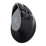 Mouse wireless ergonomico Voxx - ricaricabile - nero - Trust - immagine 3