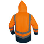 Parka 5 in 1 Optimum 3 alta visibilità - taglia M - arancio fluo - Deltaplus - immagine 3