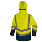 Parka 5 in 1 Optimum 3 alta visibilità - taglia L - giallo fluo - Deltaplus - immagine 4