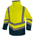 Parka 5 in 1 Optimum 3 alta visibilità - taglia XL - giallo fluo - Deltaplus - immagine 2