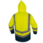 Parka 5 in 1 Optimum 3 alta visibilità - taglia XL - giallo fluo - Deltaplus - immagine 3