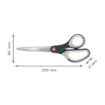 Forbici Cosy - 205 mm - acciaio - grigio - Leitz - immagine 2