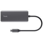 Adattatore multiporta Dalyx - USB-C 6 in 1 - alluminio - argento - Trust - immagine 3