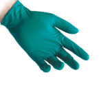 Guanti in nitrile R68 - senza polvere - taglia S - verde - Reflexx - conf. 100 pezzi - immagine 2