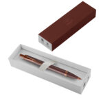 Penna sfera IM Monochrome - punta M - burgundy - Parker - immagine 2