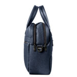 Borsa Gate Trended - con manici - 41 x 30 x 15 cm - ecopelle - blu - In Tempo - immagine 2