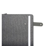 Portablocco Flap - tessuto - grigio - A4 - City Time - immagine 2
