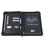Portablocco Dual - tessuto - blu - A4 - City Time - immagine 2