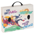 Valigetta polionda Sport - 27 x 37,5 cm - dorso 8 cm - fantasie assortite - Favorit - immagine 2