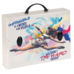 Valigetta polionda Sport - 27 x 37,5 cm - dorso 8 cm - fantasie assortite - Favorit - immagine 4