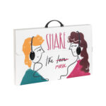 Valigetta polionda Smart - 36,5 x 56,5 cm - dorso 5,5 cm - fantasie assortite - Favorit - immagine 2