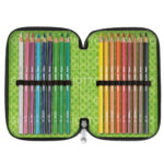 Astuccio 3 zip collezione Stilnovo - 19,5 x 7,5 x 12,9 cm - PL- colori neon assortiti - Giotto - immagine 6