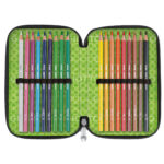 Astuccio 3 zip collezione Stilnovo - 19,5 x 7,5 x 12,9 cm - PL- colori neon assortiti - Giotto - immagine 7