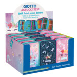 Astuccio 3 zip Candy collection - 19,5 x 7,5 x 12,9 cm - tessuto - fantasie assortite - Giotto - immagine 8