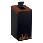 Gettacarte Rubik Evo - per raccolta differenziata - 80 L - marrone - Medial - immagine 2
