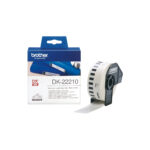 Brother - Rotolo etichetta continua - carta adesiva - Nero/Bianco - 29mm x 30,48mt - DK- 22210 - immagine 2
