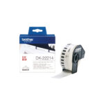 Brother - Rotolo etichetta continua - carta adesiva - Nero/Bianco - 12mm x 30,48mt - DK-22214 - immagine 2