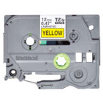 Brother - Nastro - Nero/Giallo - TZE631S - 12mm x 4mt - immagine 2