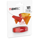 Emtec - Memoria Usb 2.0 - Rosso - ECMMD16GC410 - 16GB - immagine 2