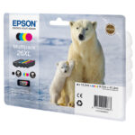 Epson - Multipack Cartuccia ink - 26Xl - C/M/Y/K - C13T26364010 - C/M/Y 9,7ml cad - K 12,2ml - immagine 2