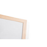 Lavagna bianca magnetica - 60 x 90 cm - cornice legno - bianco - Starline - immagine 2