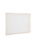 Lavagna bianca magnetica - 60 x 90 cm - cornice legno - bianco - Starline - immagine 3