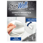 Cornice magnetica retroadesiva Starwall - A4 - nero - Starline - immagine 2