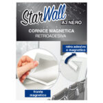 Cornice magnetica retroadesiva Starwall - A3 - nero - Starline - immagine 2