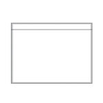 Busta adesiva portadocumenti - senza stampa - C4 (32 x 25 cm) - carta - trasparente - Eco - Starline - conf. 250 pezzi - immagine 3