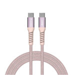 Verbatim - Cavo USB-C to USB-C 100W- Rosa - 31857 - 120cm - immagine 2