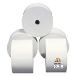 Rotolo per distributore self service - 59,5 mm x 120 m - 55 gr - diametro esterno 95 mm - anima 12 mm - carta termica BPA free - Sabacart
